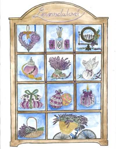 Levandulová skříň